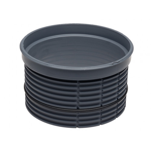 Удлинитель из полипропилена для дворовых трапов, высотой монтажа 125 мм HL620