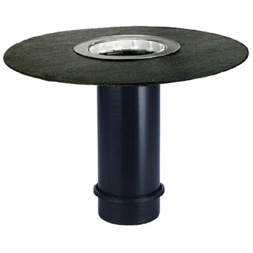 Надставной элемент с гидроизоляционным полимербитумным полотном 500 х 500 мм и уплотнительным резиновым кольцом, высотой 345 мм HL65H