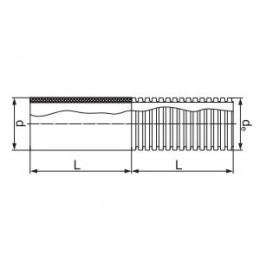 Переход Корсис - гладкая труба ПЭ