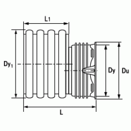 Переход для трубы Корсис эксцентрический