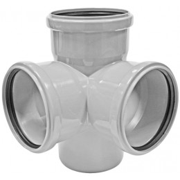 Крестовина ПП двухплоскостная канализационная