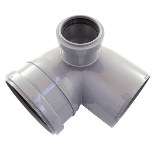 Отвод ПП канализационный с выходом на 50