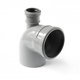 Отвод ПП канализационный с выходом на 50