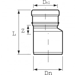 Переход НПВХ SN4