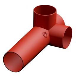 Крестовина двухплоскостная с удлиненной стороной DN100х100 S-SML 82001