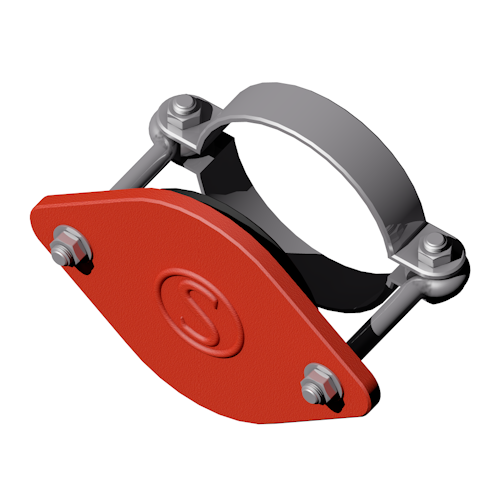 Заглушка с прижимными скобами  S-SML