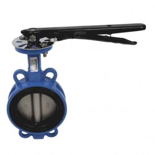 Затвор дисковый поворотный чугун межфл диск нерж манжета EPDM с рукояткой 2011HA Benarmo