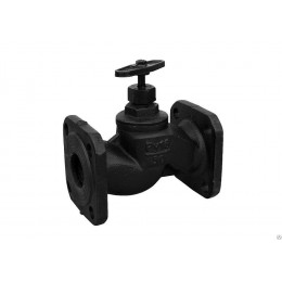 Клапан чугунный запорный фланцевый 15кч19п Китай