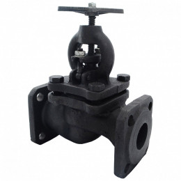 Клапан запорный чугунный 15кч16п1 сальниковое уплотнение