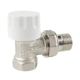 Клапан термостатический для двухтр угловой ВР гайка М30Х1,5 с преднастройкой OGINT