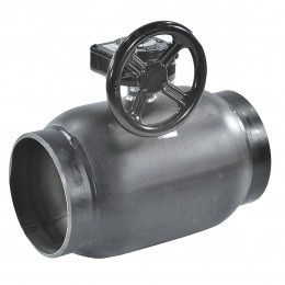 Кран шаровой сталь 11с67п  п/привар с редуктором FORTECA