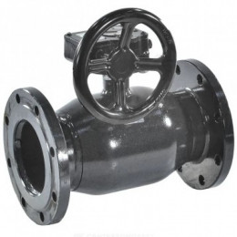 Кран шаровой сталь 11с67п фл с редуктором FORTECA