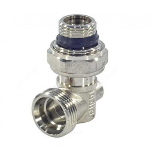 Узел нижнего подключения раздельный Ду 15 Ру10 1/2"x3/4" под евроконус угловой с переходниками Ogint