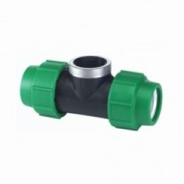 Тройник компрессионный с внутренней резьбой