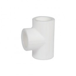 Тройник PPR  PN25 белый внутренняя пайка