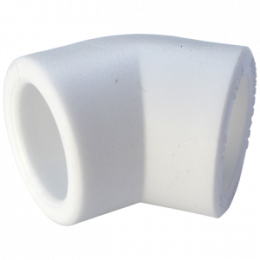 Угольник PPR  PN25 белый  внутренняя пайка