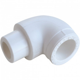 Угольник PPR  PN25 белый внутр/наруж. пайка