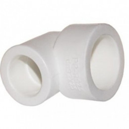 Угольник PPR  PN25 белый переходной внутренняя пайка