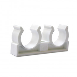 Опора PPR  белая двойная