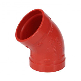 Отвод (колено) под муфту 45ГР XGQT04 ГРУВЛОК JIANZHI