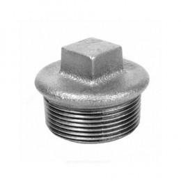 Заглушка чугунная оцинкованная  НР Fittex PLUS