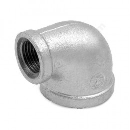 Угольник проходной чугунный оцинкованный   ВР/ВР   Fittex PLUS