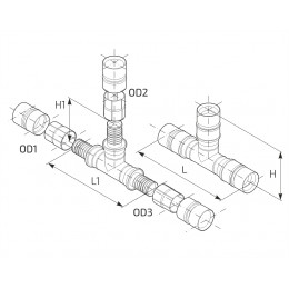 Пресс-тройник с ПВ