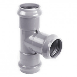 Тройник напорный НПВХ раструбный