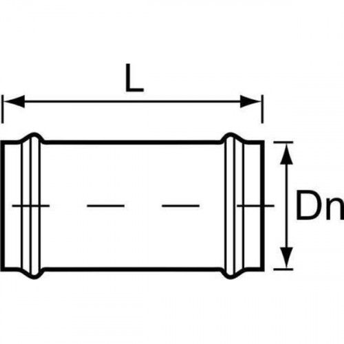 Муфта напорная НПВХ ремонтная