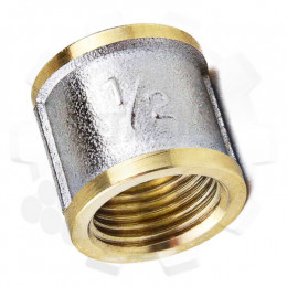 Муфта латунь никель ВР 9018 ГОСТ 32585-2013 Aquasfera