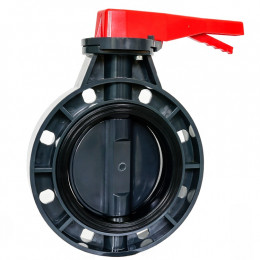 Дисковый поворотный затвор НПВХ PN10