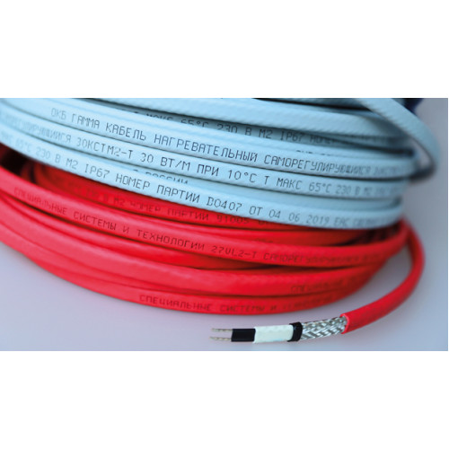 Саморегулирующийся нагревательный кабель НТА