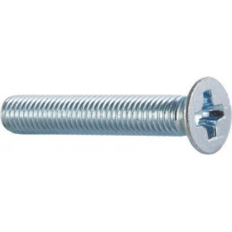 ВИНТ С ПОТАЙНОЙ ГОЛОВКОЙ  5  Х 90 ММ   ОЦИНКОВАННЫЙ   DIN 965   (ФАС)