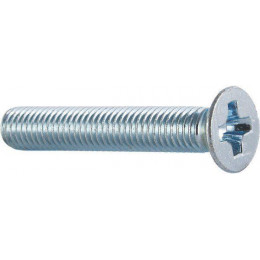 ВИНТ С ПОТАЙНОЙ ГОЛОВКОЙ  6  Х 40 ММ   ОЦИНКОВАННЫЙ   DIN 965