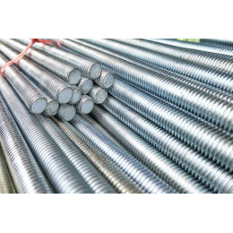 ВЫСОКОПРОЧ ШПИЛЬКА РЕЗЬБОВАЯ  12  Х 2000 ММ  ОЦИНКОВАННАЯ  КЛ. ПР. 8.8   DIN 975