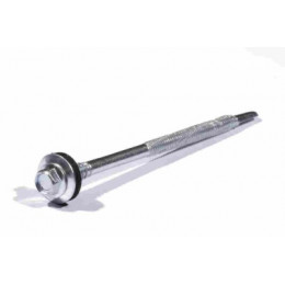 САМОРЕЗ ДЛЯ СЭНДВИЧ-ПАНЕЛЕЙ  6,3/5,5 Х 280 ММ С EPDM-УПЛОТНИТЕЛЕМ ОЦИНКОВАННЫЙ