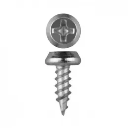 САМОРЕЗ ОЦИНКОВАННЫЙ ПОЛУЦИЛИНДРИЧЕСКАЯ ГОЛОВКА ОСТРЫЙ  3,5 Х  9,5 ММ  ШЛИЦ PH2 (ФАС)