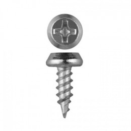 САМОРЕЗ ОЦИНКОВАННЫЙ ПОЛУЦИЛИНДРИЧЕСКАЯ ГОЛОВКА ОСТРЫЙ  3,5 Х 11 ММ  ШЛИЦ PH2 (ФАС)