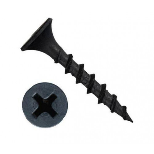 САМОРЕЗ ФОСФАТИРОВАННЫЙ  КРУПНАЯ  РЕЗЬБА  3,5  Х 41 ММ  ПОТАЙ  ШЛИЦ PH2