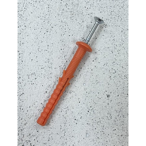 ДЮБЕЛЬ-ГВОЗДЬ С ГРИБОВИДНЫМ БОРТИКОМ 6 Х 40 ММ  SAUZEND (ФАС) ПЕРВ