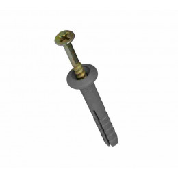 ДЮБЕЛЬ-ГВОЗДЬ С ГРИБОВИДНЫМ БОРТИКОМ 6 Х 80 ММ  (ФАС)