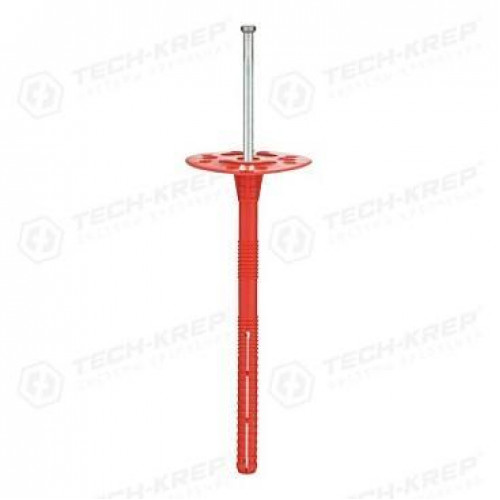 ДЮБЕЛЬ "ГРИБ" С МЕТАЛЛИЧЕСКИМ СТЕРЖНЕМ 10Х300 IZM TEСH-KREP  R10 (400ШТ)