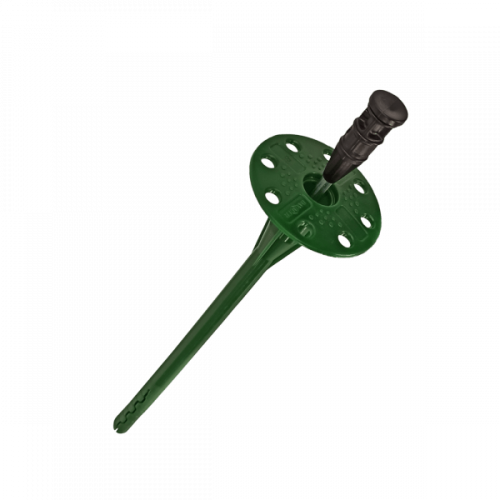 ДЮБЕЛЬ Д/ИЗОЛЯЦИИ DAXMER IZL-T 10Х200 (300 ШТ) С МЕТАЛЛИЧЕСКИМ ГВОЗДЕМ С ТЕРМОГОЛОВКОЙ