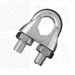 ЗАЖИМ ТРОСА СТАЛЬНОЙ  М8  DIN 741