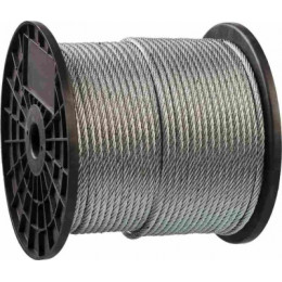 ТРОС ОЦИНК. 12,0ММ (6Х7)   DIN 3055   (100М)