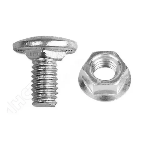 КОМПЛ СОЕДИН ВИНТ 6Х10 + ГАЙКА М6 С НАСЕЧКОЙ DIN 6923 (2500 ШТ/УП)