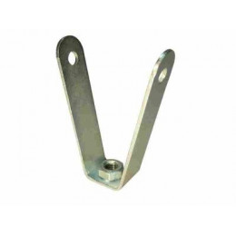 КРЕПЛЕНИЕ V-ОБРАЗНОЕ ДЛЯ ПРОФНАСТИЛА (ОЦИНК.) М10 ММ