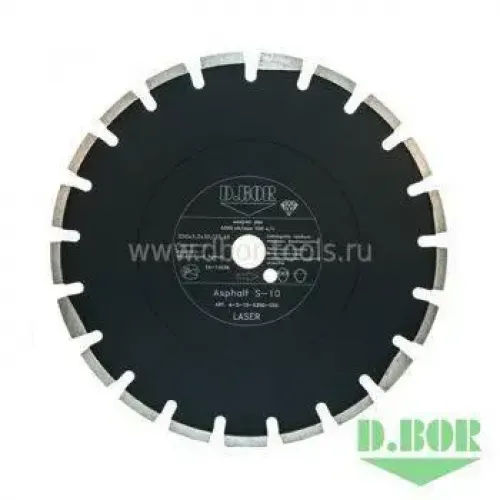 АЛМАЗНЫЙ ДИСК ASPHALT S-10, 450X3,6X30/25,4 (АРТ. A-S-10-0450-030) "D.BOR"