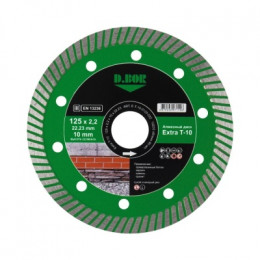 АЛМАЗНЫЙ ДИСК EXTRA T-10, 230X2,6X22,23 (АРТ. E-T-10-0230-022) "D.BOR"