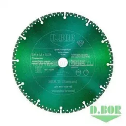 АЛМАЗНЫЙ ДИСК MULTI DIAMANT V-4, 230X2,6X22,23 (АРТ. MU-D-0230-022) "D.BOR"